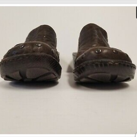 Born Marley Studded Leather Platform Slip-On Clogs - Picture 5 of 10